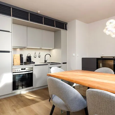 Stylische Penthouse - Maisonette - Im Edlem Design Mit Balkon, Dachterrasse Und Kostenloser Tiefgarage Im Herzen Von - Neuseenland
